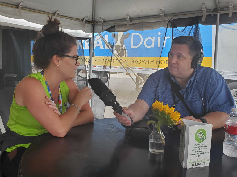 Jackie Sambursky with the Illinois Department of Agriculture talks with Brian Mackey, host of The 21st.