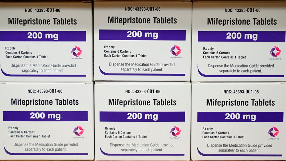 Boxes of the drug mifepristone sit on a shelf at the West Alabama Women's Center in Tuscaloosa, Ala., March 16, 2022.