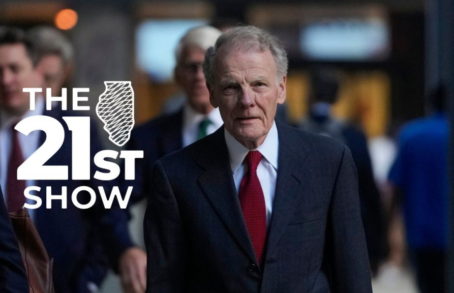 Former Illinois House Speaker Michael Madigan arrives at federal court where he is on trial for charges in a multimillion-dollar racketeering and bribery scheme Monday, Oct. 21, 2024, in Chicago.