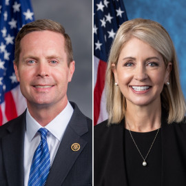 Left: Rep. Rodney Davis (R-IL), Right: Rep. Mary Miller (R-IL)