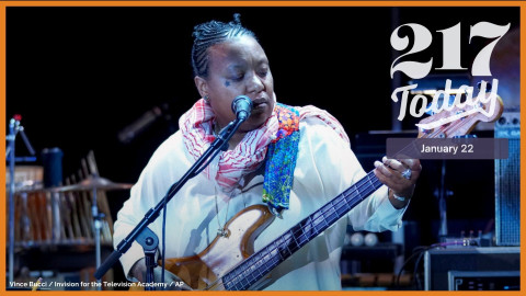 Composer Meshell Ndegeocello performs the score from Queen Sugar during WORDS + MUSIC, presented Thursday, June 29, 2017 at the Television Academy's Wolf Theatre at the Saban Media Center in North Hollywood, Calif.