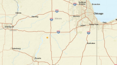 Map of the epicenter of the Nov. 15, 2023 earthquake.