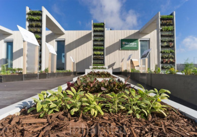 The Crete House, example of a climate-resilient home from Washington University  